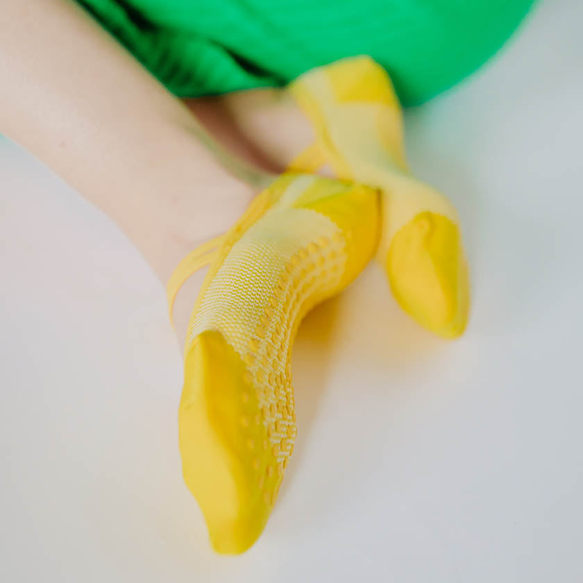 Non Slip Yoga Grip Plantar Fasciitis Socks For Women Barre Design