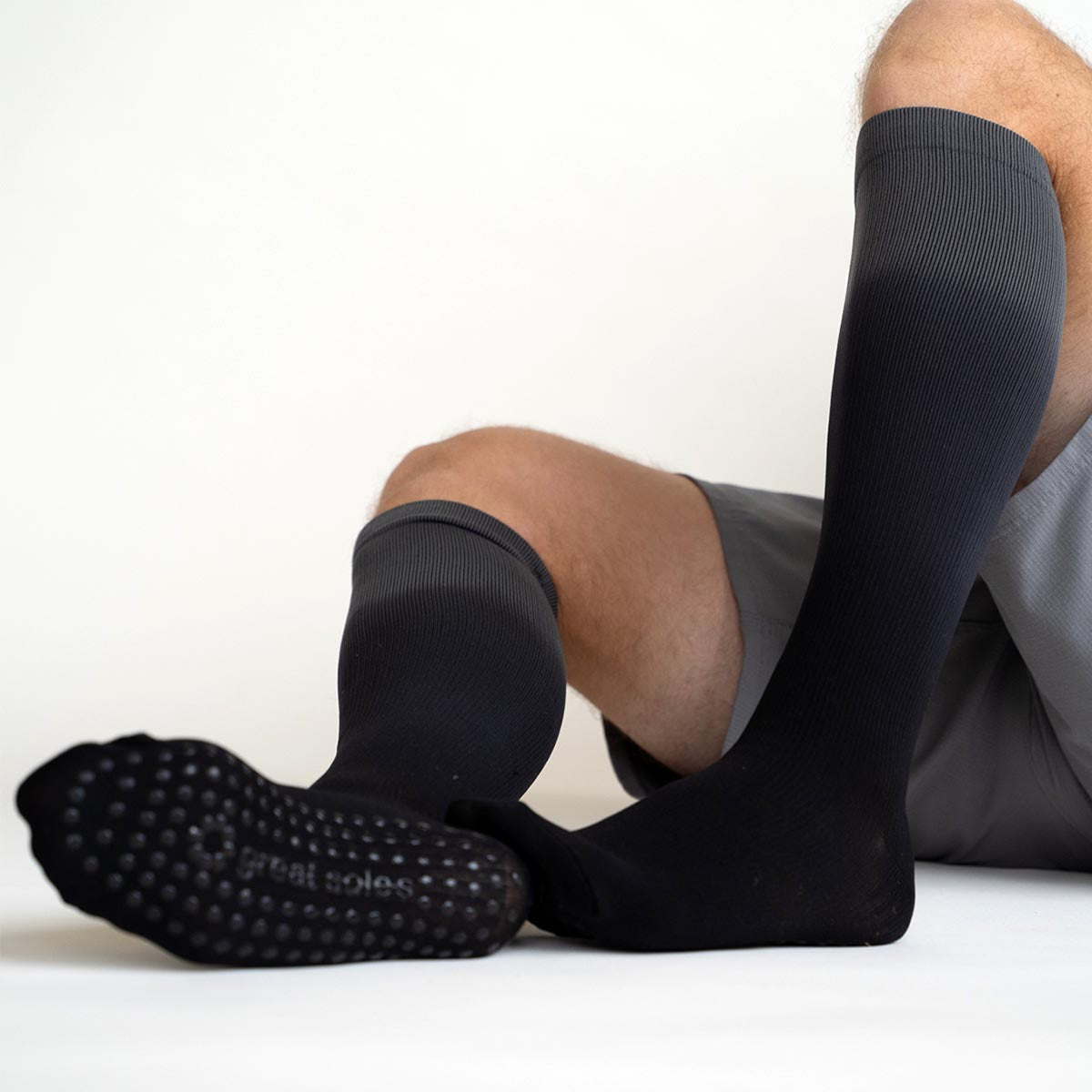  Zeta Wear Plus Size Open Toe Leg Sleeve Support Socks